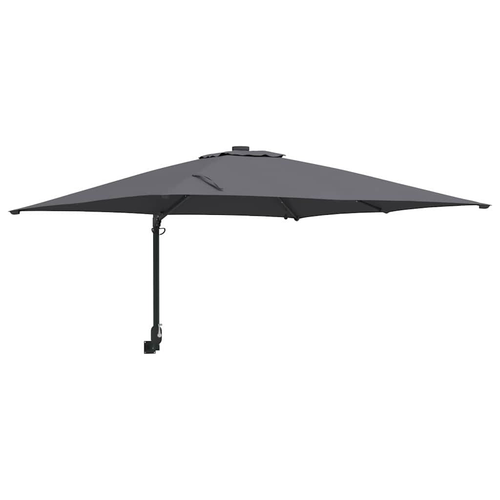 Garden Parasol Anthracite 248.5 x 247.5 x 160 cm Fabric