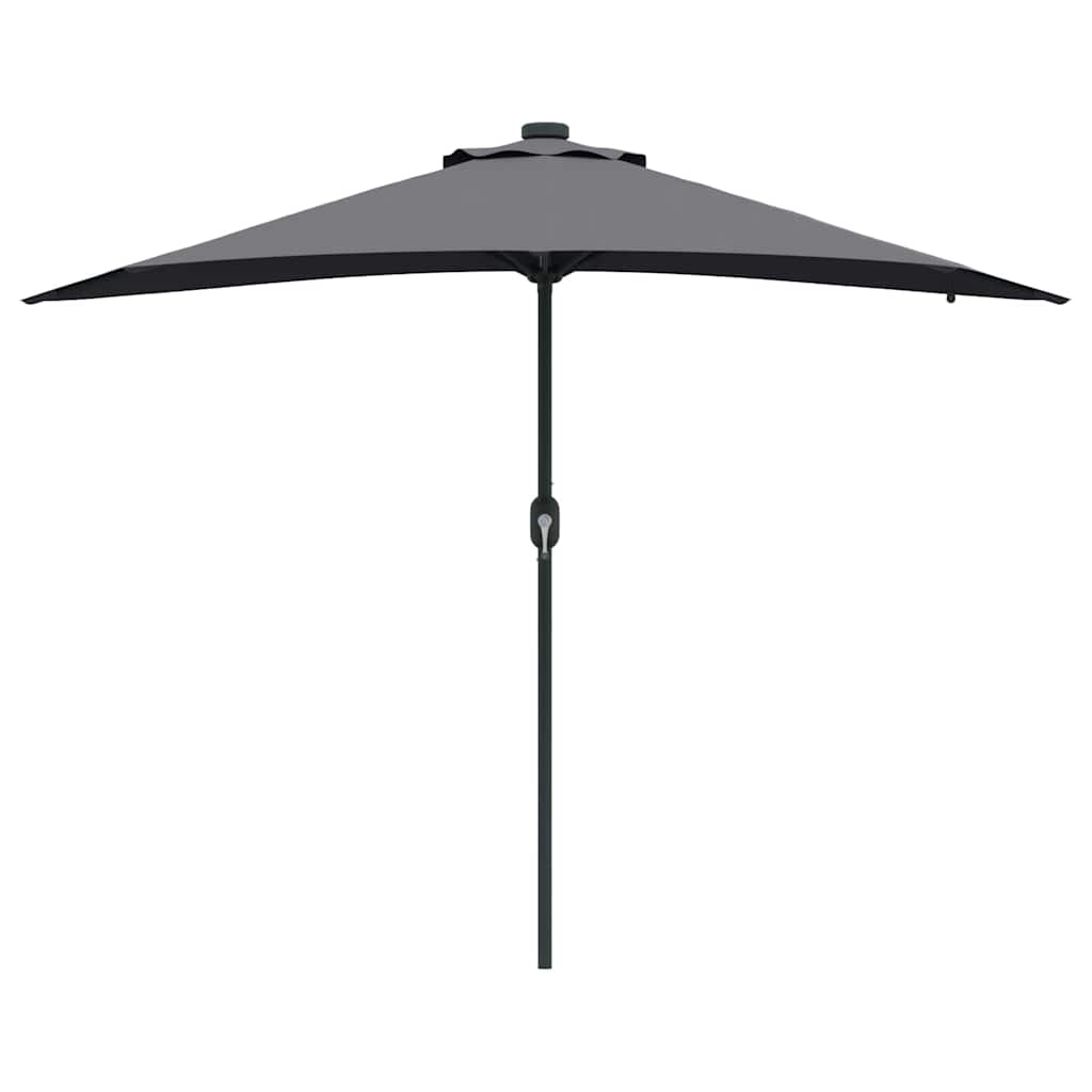 Garden Parasol Anthracite 294 x 150 x 223 cm Fabric