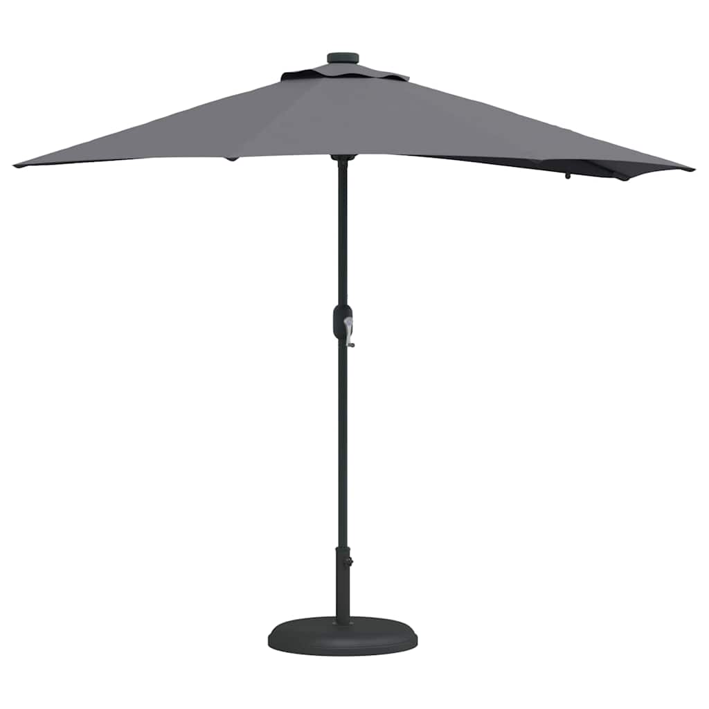 Garden Parasol Anthracite 294 x 150 x 223 cm Fabric