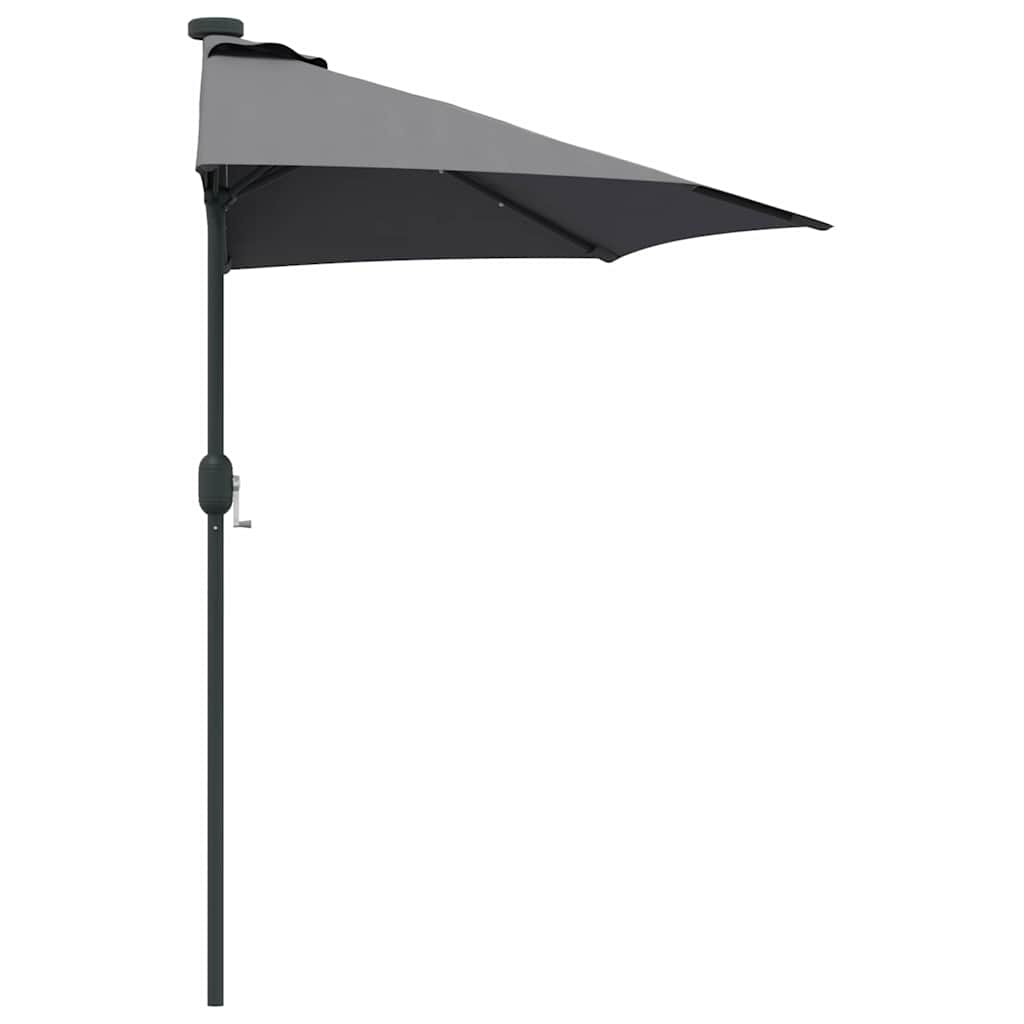 Garden Parasol Anthracite 294 x 150 x 223 cm Fabric