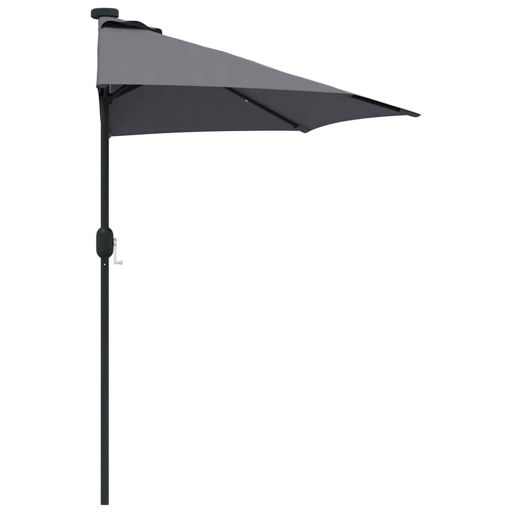 Garden Parasol Anthracite 294 x 150 x 224 cm Fabric