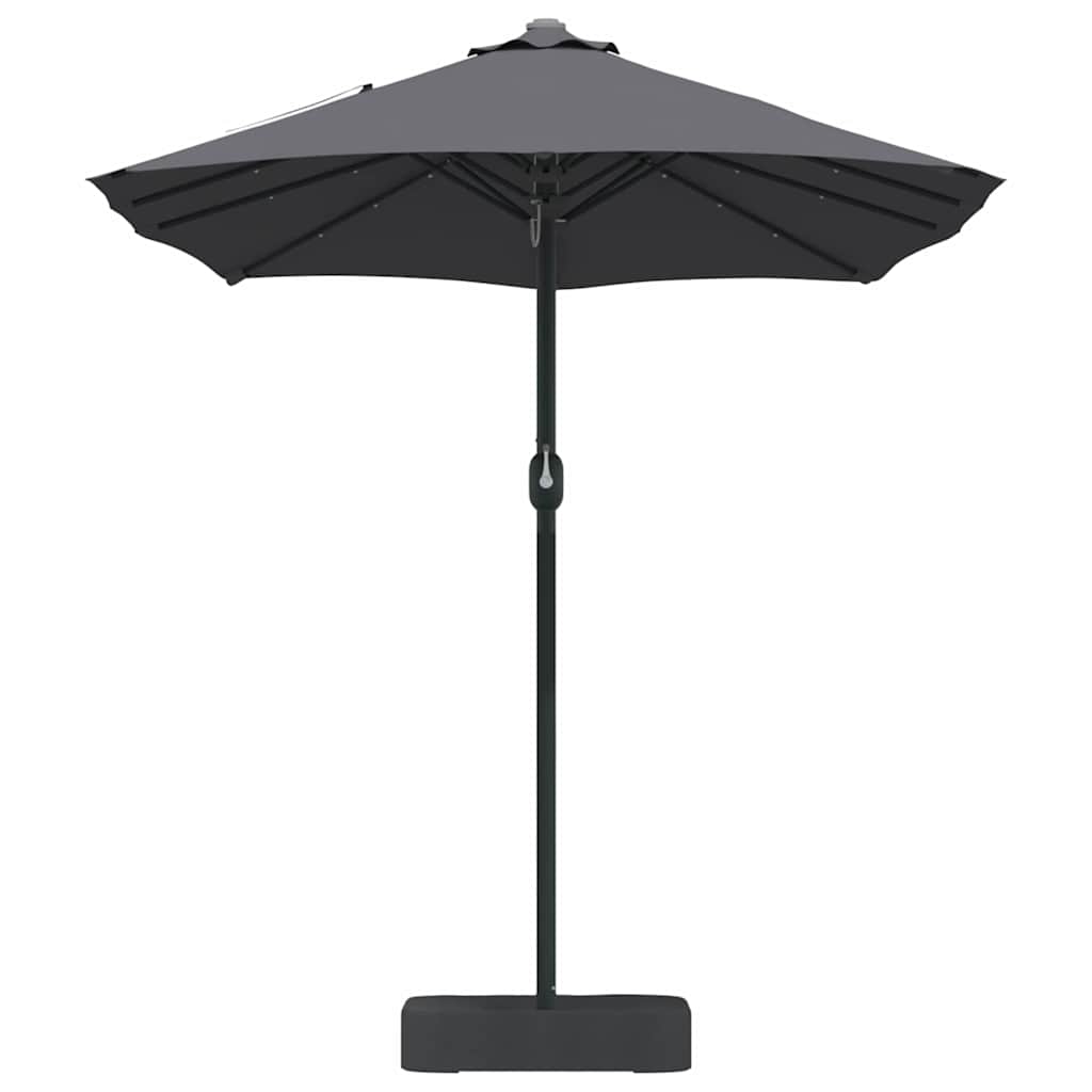 Garden Parasol Anthracite 385 x 209 x 244 cm Fabric