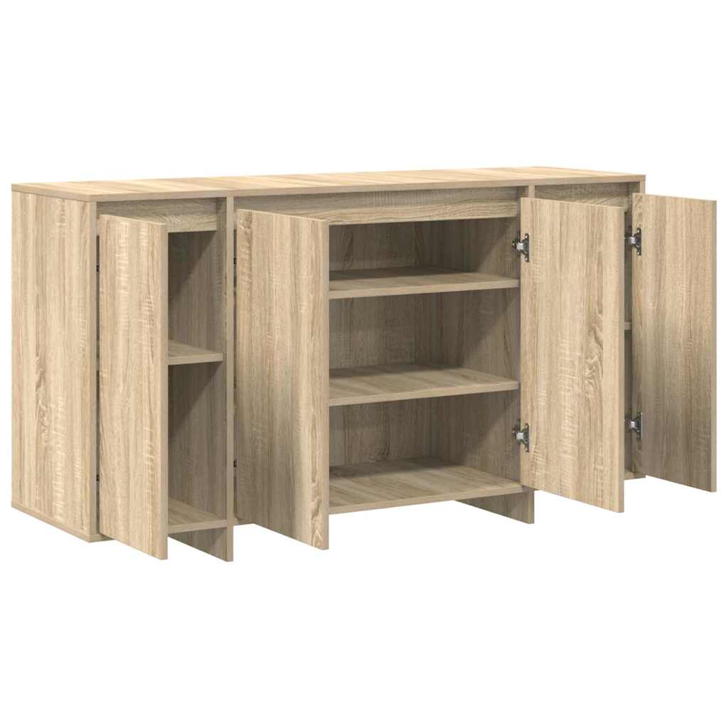 Sideboard Sonoma oak 135 x 41 x 69 cm Engineered wood
