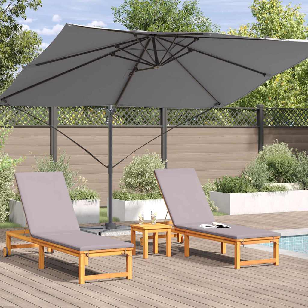 Cantilever Roma Parasol Anthracite and Black 352 x 251 x 260 cm