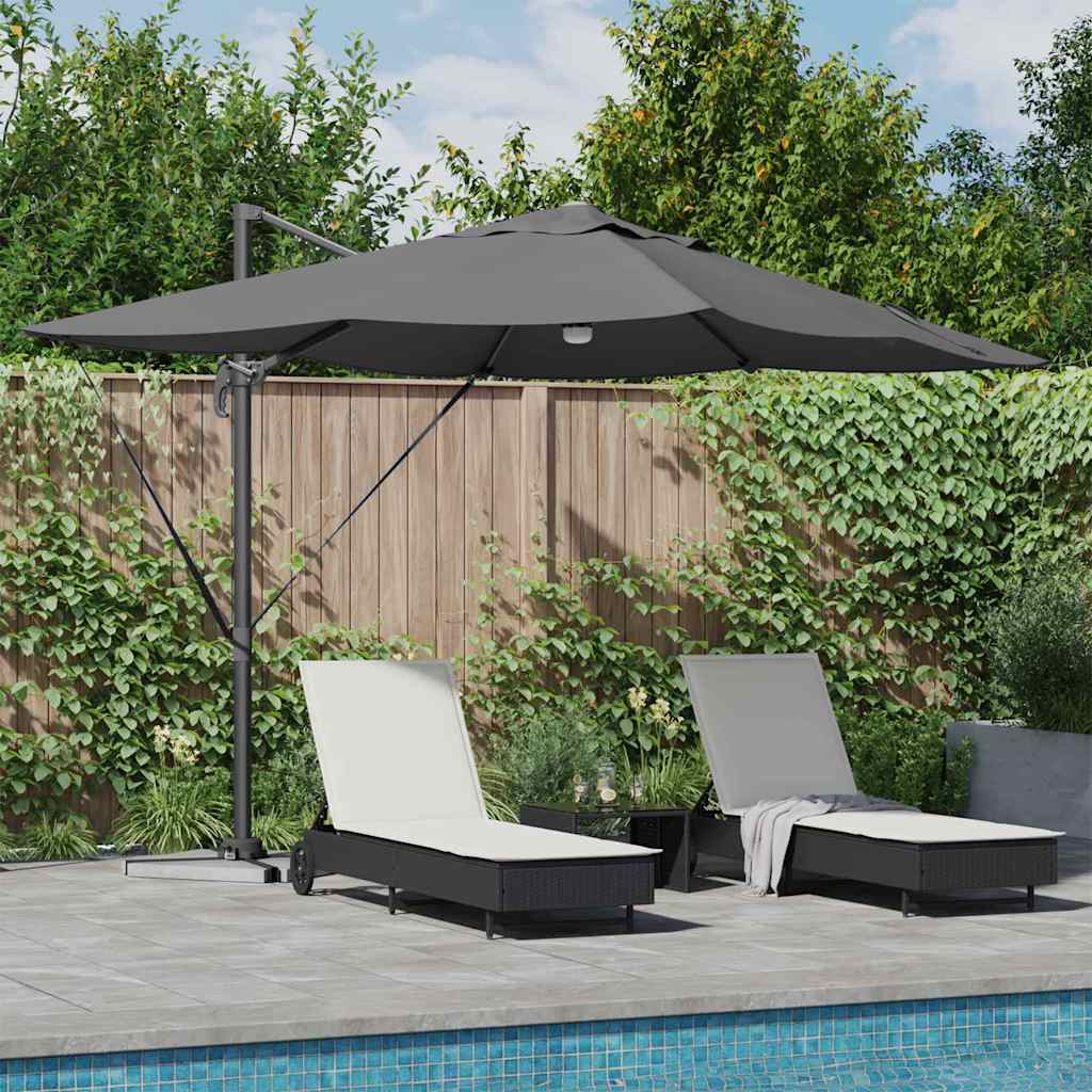 Cantilever Roma Parasol Anthracite and Black 352 x 251 x 265 cm