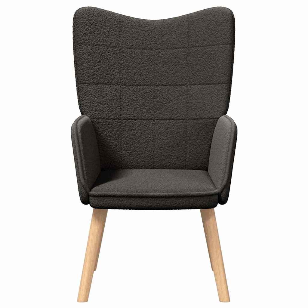 Relaxing Chair Dark grey 62 x 67 x 95.5 cm Fabric