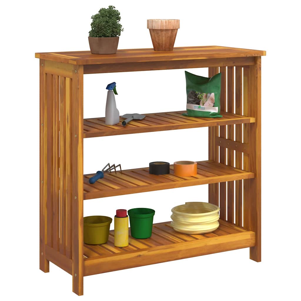 Garden Cabinet with Shelf with Storage Brown 90 x 40 x 90cm