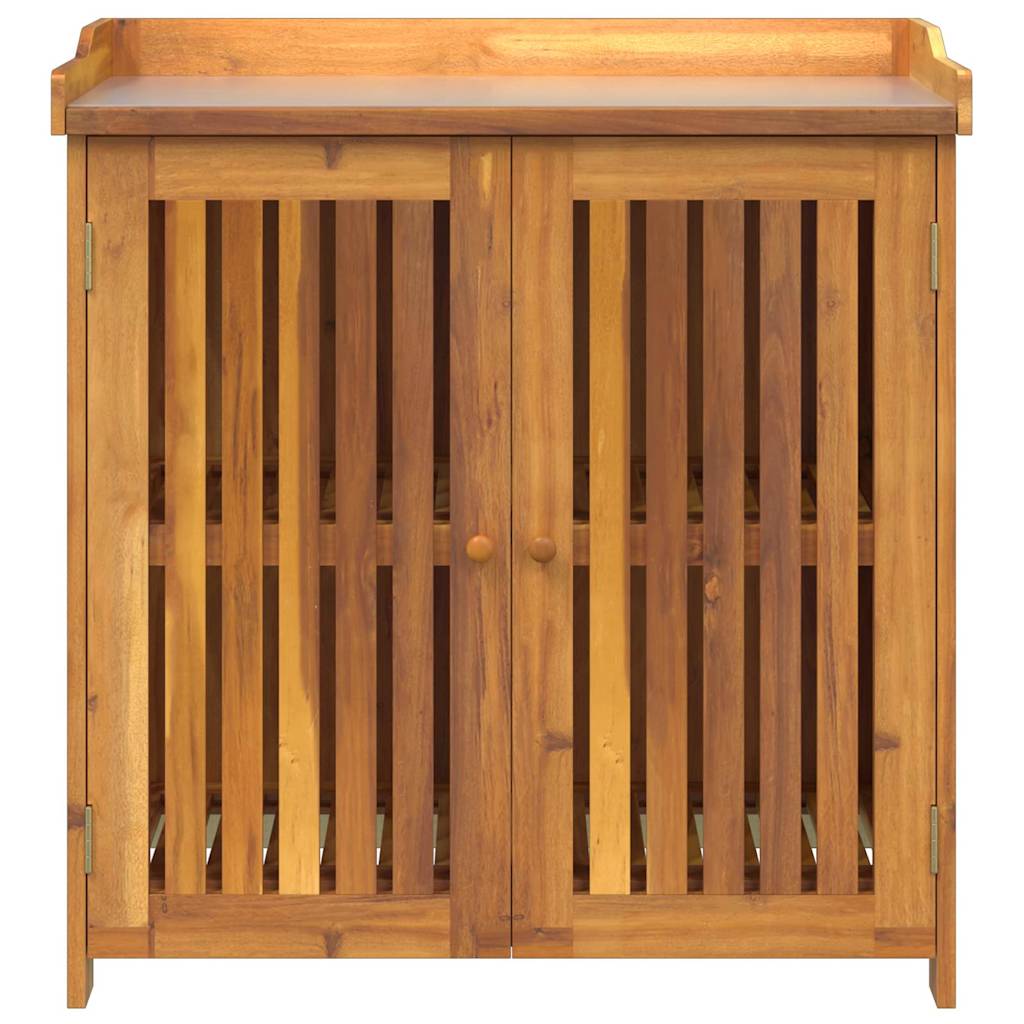 Garden Cabinet with Storage with Door Brown 93 x 41.5 x 98cm