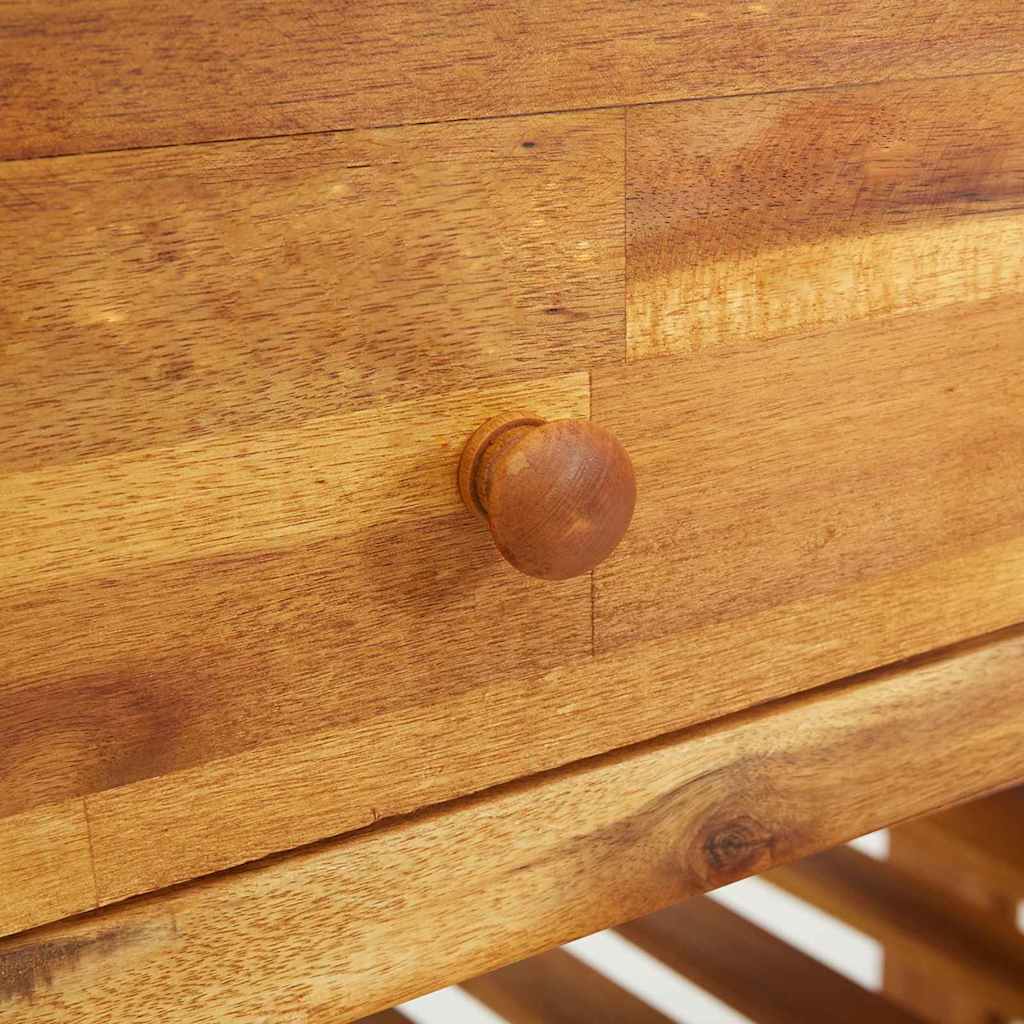 Garden Cabinet with Drawer with Shelf Brown 93 x 41.5 x 98cm