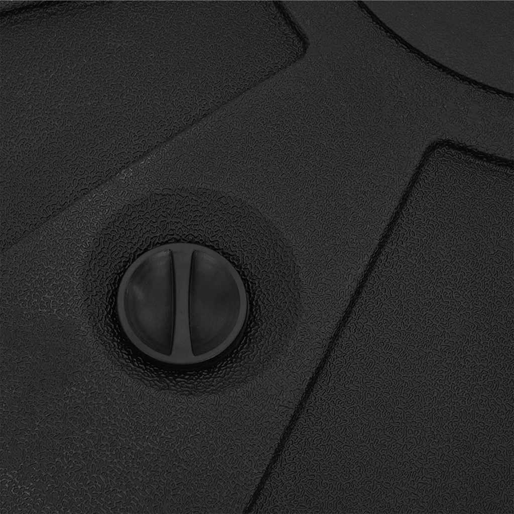 Cantilever Parasol Base Set 2 pcs Black 88 x 88 x 19 cm Plastic