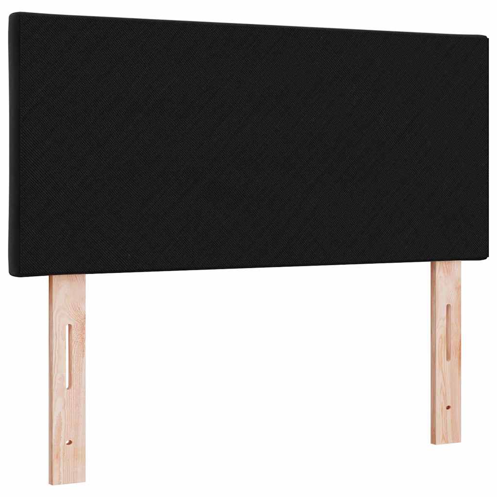 Headboard Height Adjustable with Headboard Black 100 cm Velvet