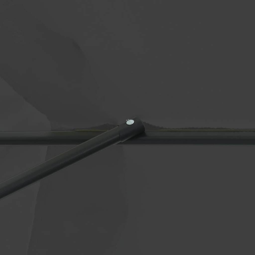 Garden Parasol Anthracite and Black 395 x 395 x 245 cm