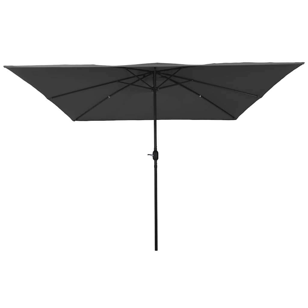 Garden Parasol Anthracite and Black 295 x 295 x 245 cm