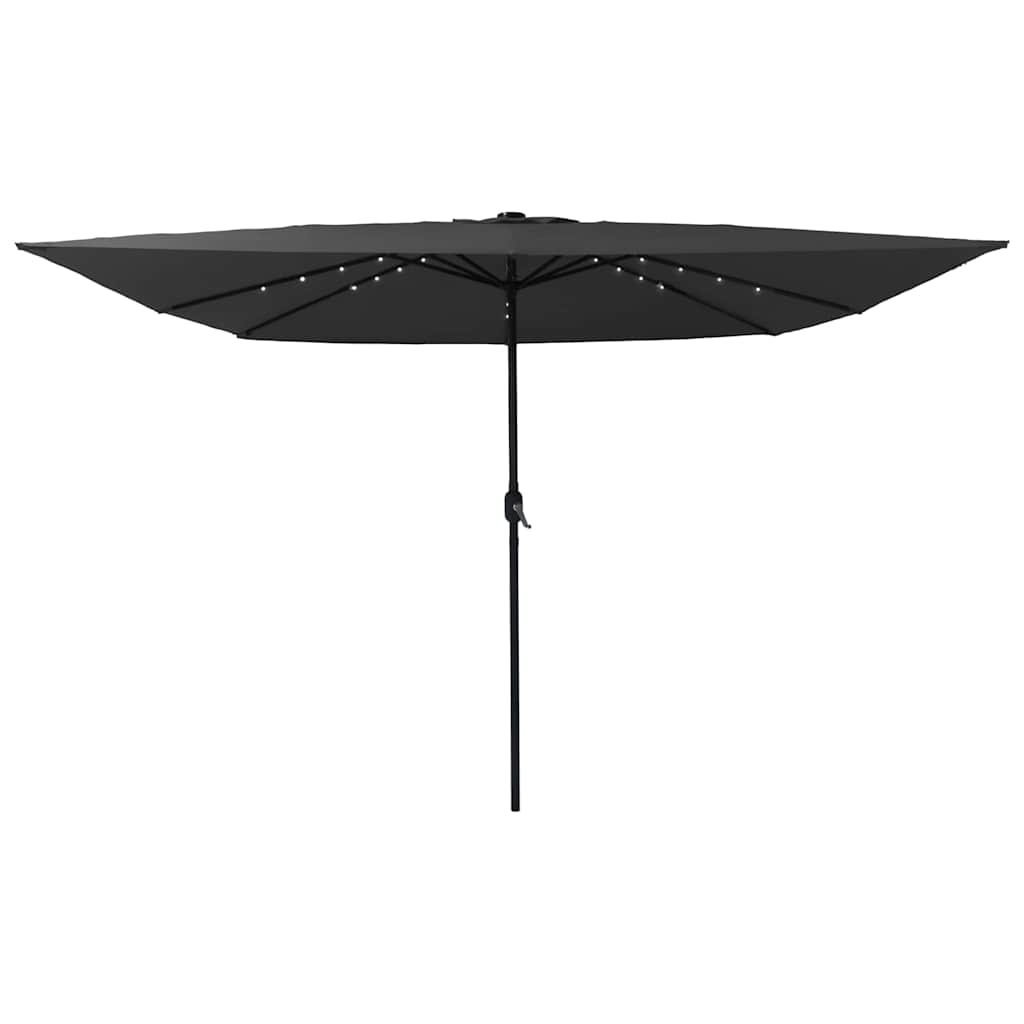 Garden Parasol Anthracite and Black 295 x 295 x 245 cm