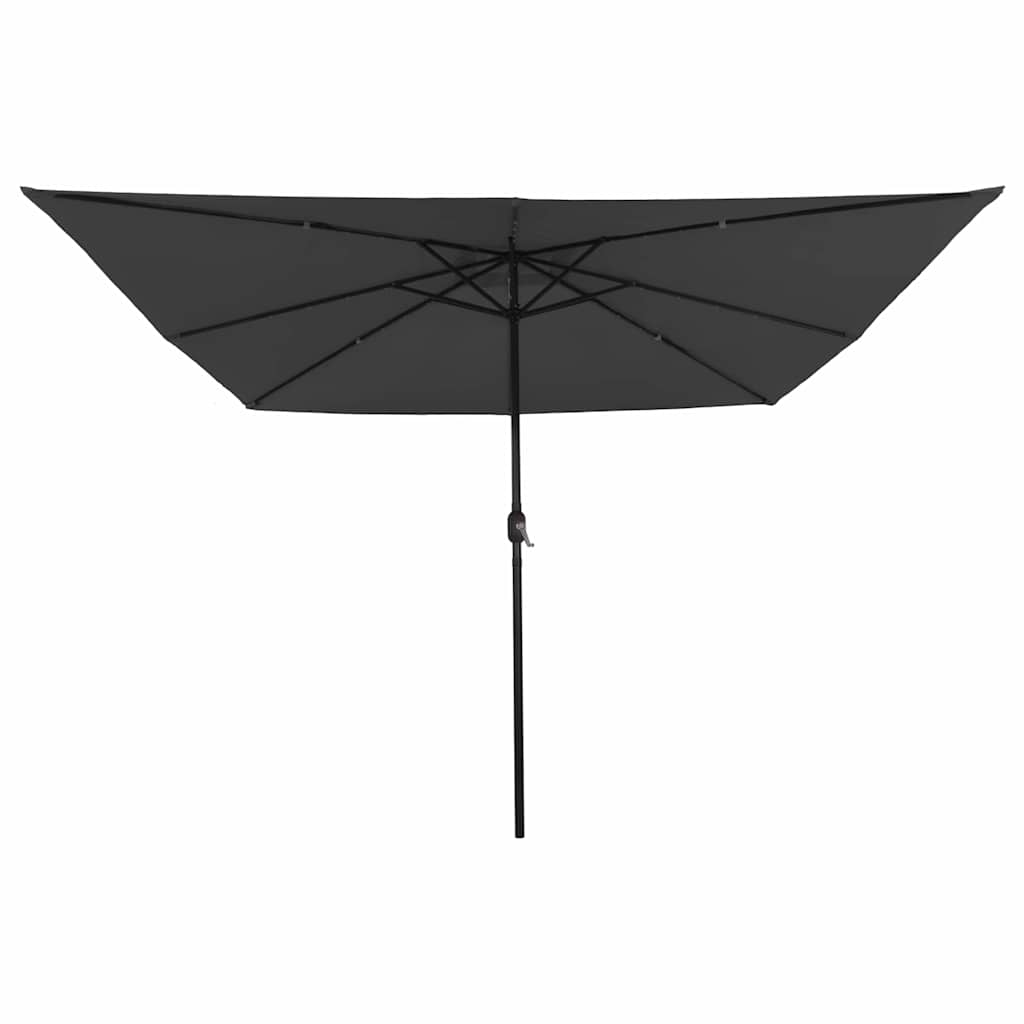 Garden Parasol Anthracite and Black 295 x 295 x 245 cm
