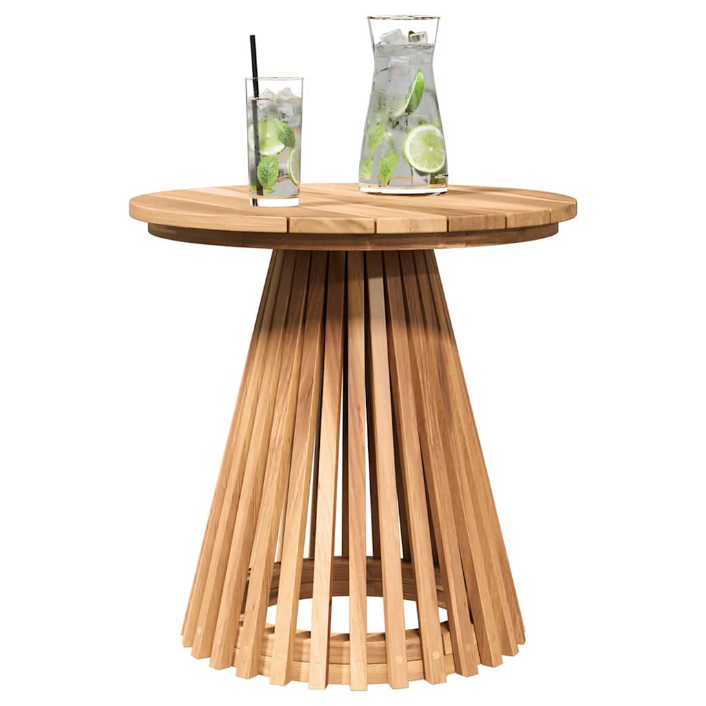 Garden Side Table Brown 50 x 50 x 49.5 cm Solid teak wood