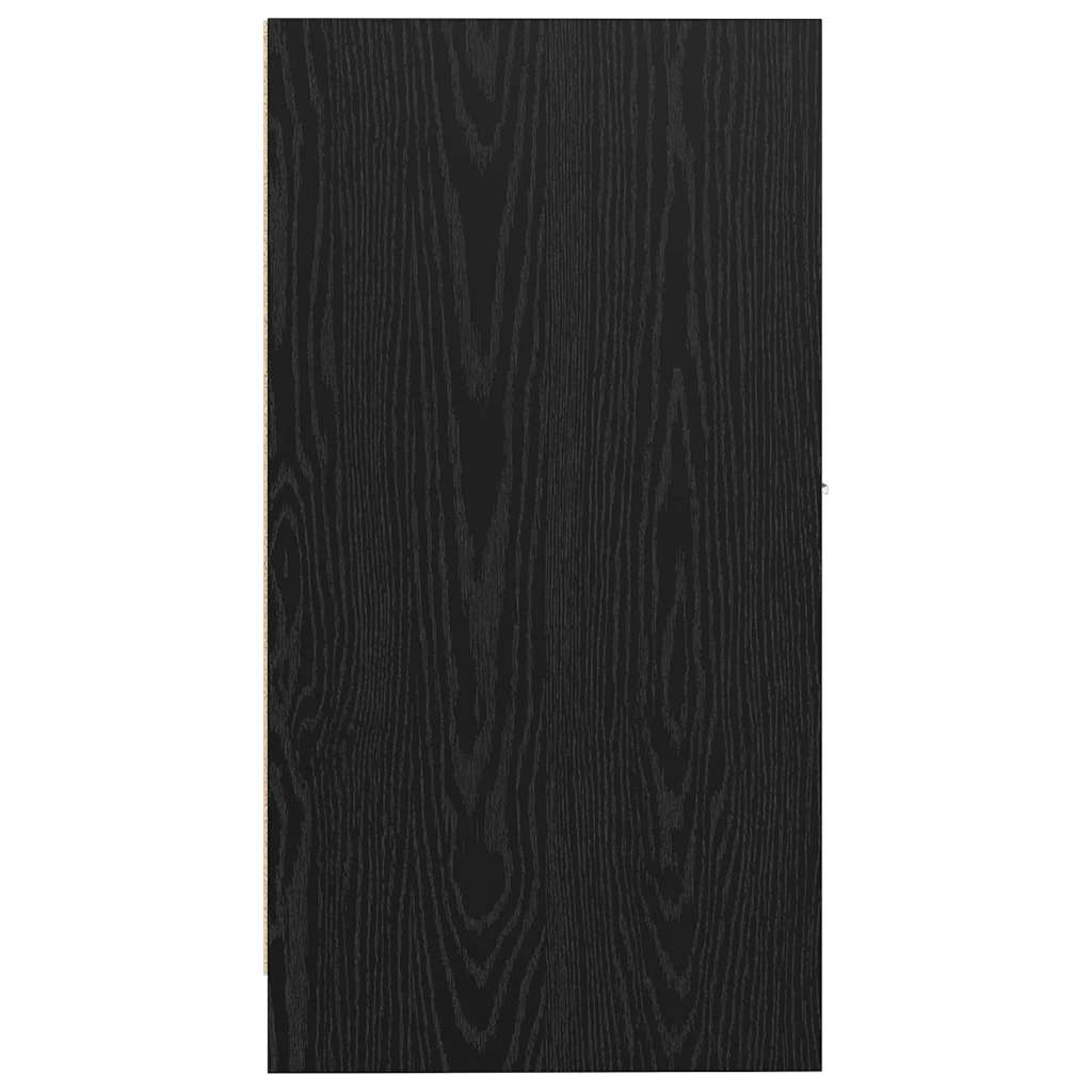 Apothecary Cabinet Black oak 30 x 41 x 77.5 cm Engineered wood