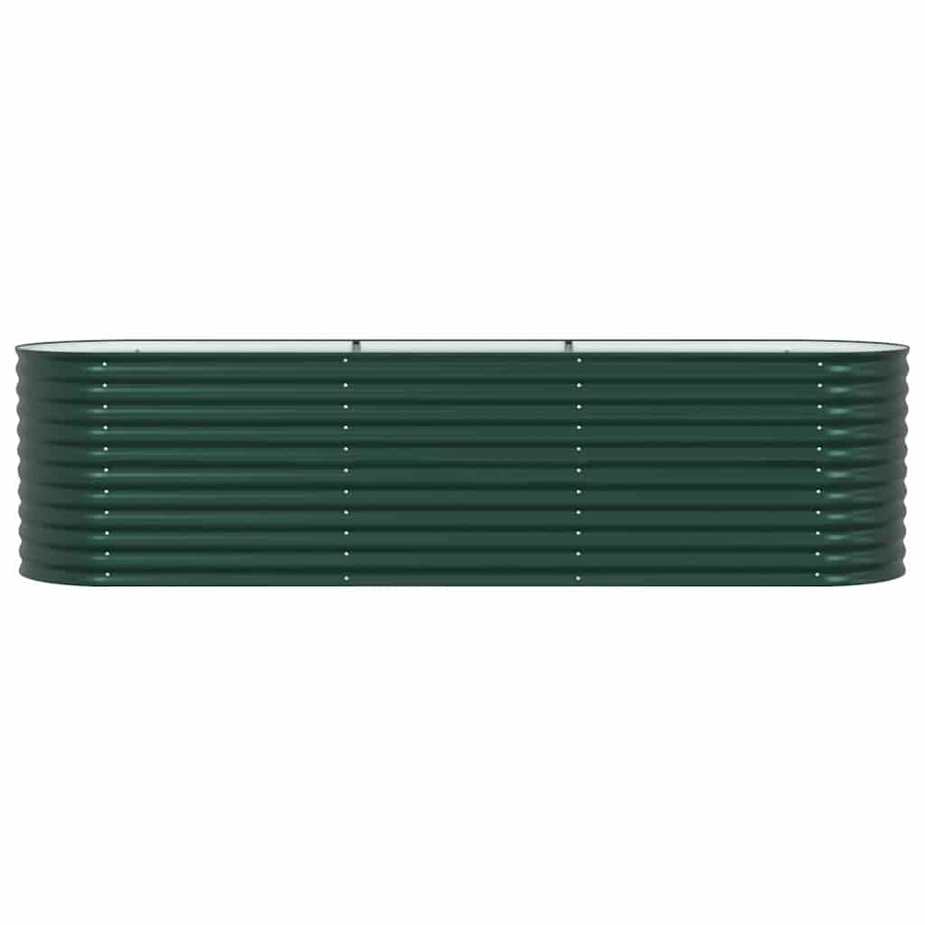 Garden Raised Bed Green 320 x 80 x 81 cm Steel