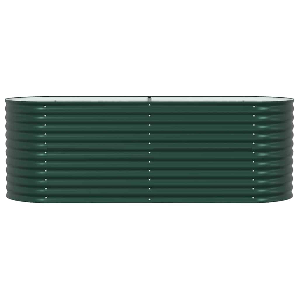 Garden Raised Bed Green 240 x 80 x 81 cm Steel