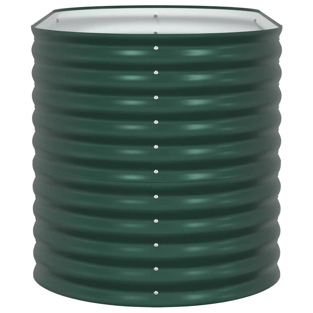 Garden Raised Bed Green 160 x 80 x 81 cm Steel