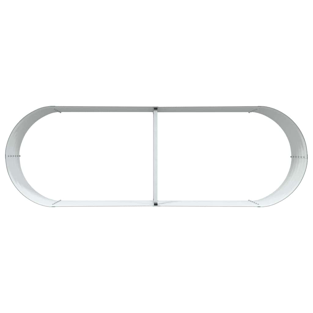 Garden Raised Bed Green 240 x 80 x 44 cm Steel