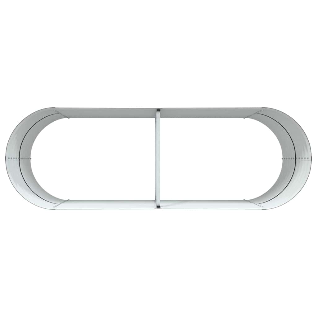 Garden Raised Bed Brown 240 x 80 x 81 cm Steel