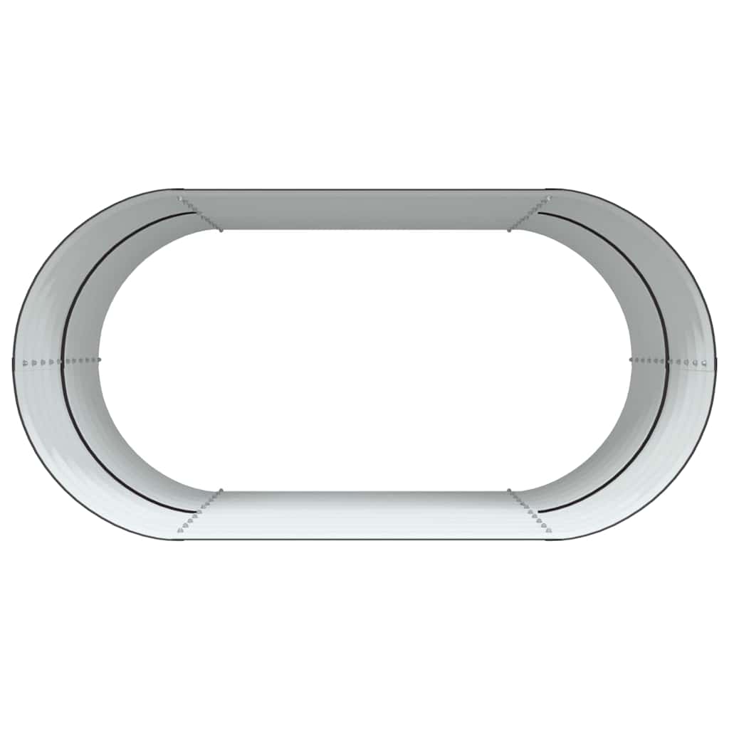 Garden Raised Bed Brown 160 x 80 x 81 cm Steel