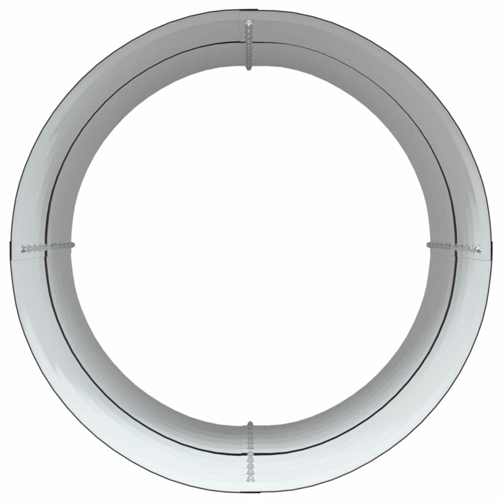 Garden Raised Bed Brown 80 x 80 x 81 cm Steel