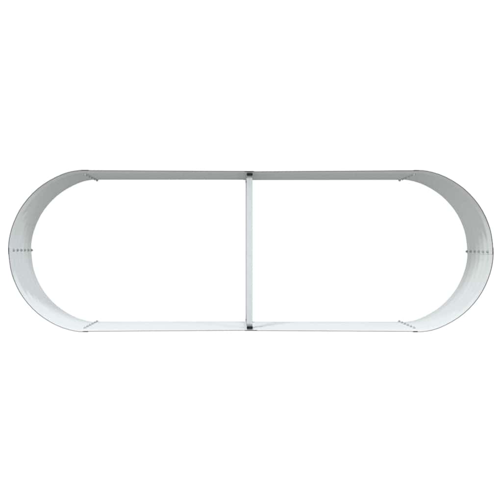 Garden Raised Bed Brown 240 x 80 x 44 cm Steel