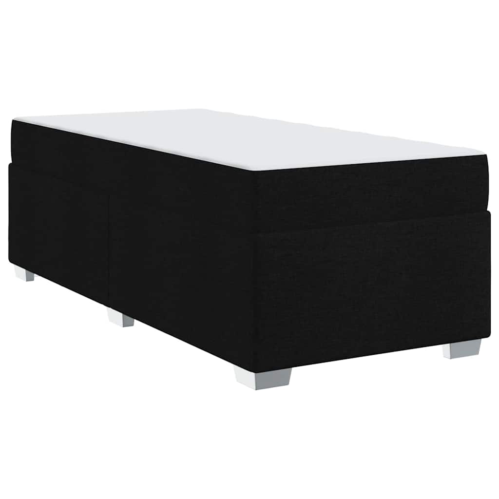 Bed Frame Black 90 x 190 cm Fabric