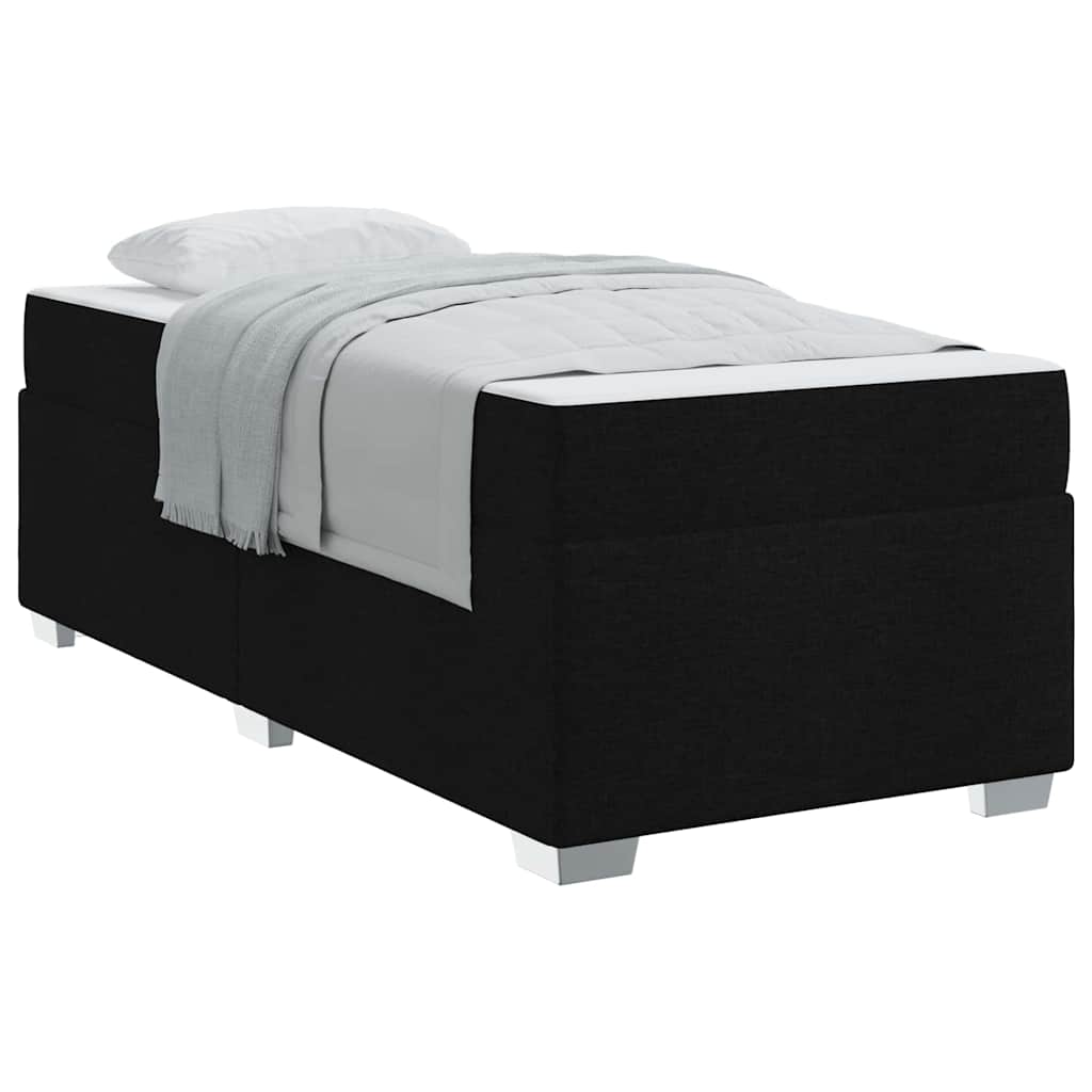 Bed Frame Black 90 x 190 cm Fabric