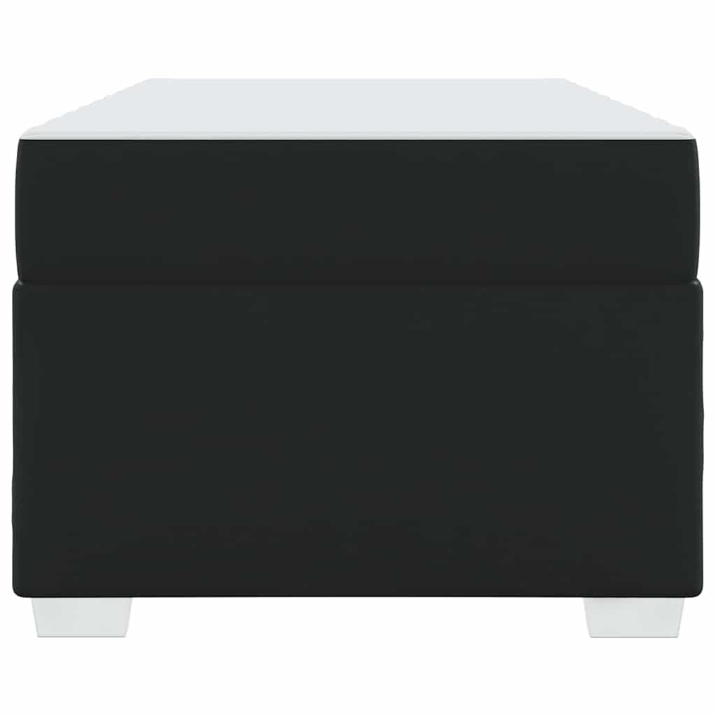 Bed Frame Black 90 x 190 cm Faux leather