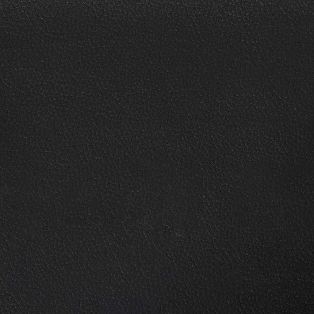 Bed Frame Black 90 x 190 cm Faux leather