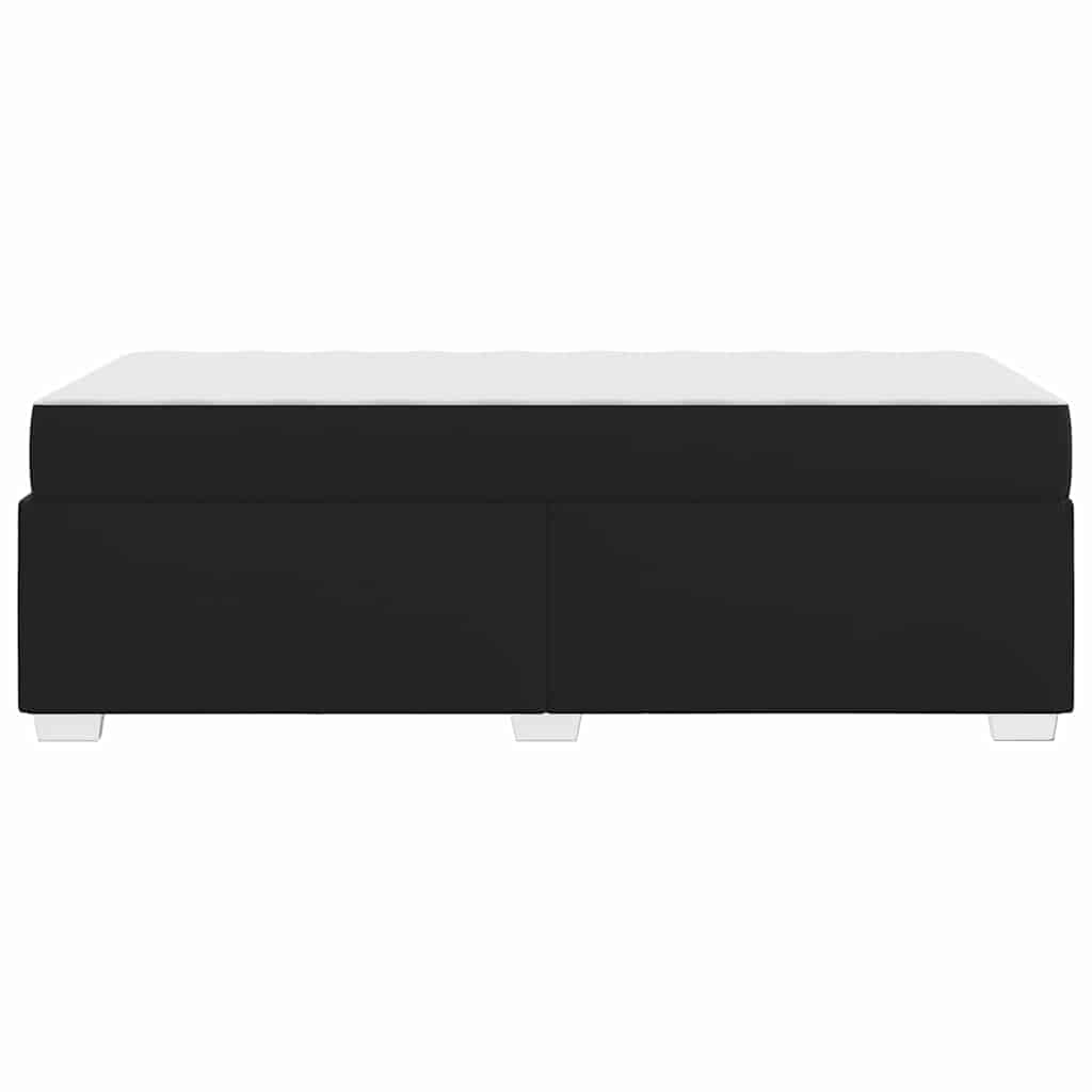 Bed Frame Black 90 x 190 cm Faux leather