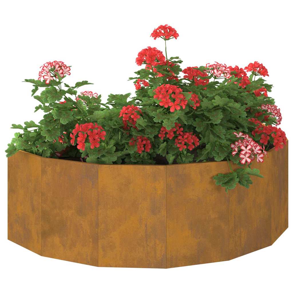 Planter Rusty 120 x 60 x 35 cm Weathering Steel