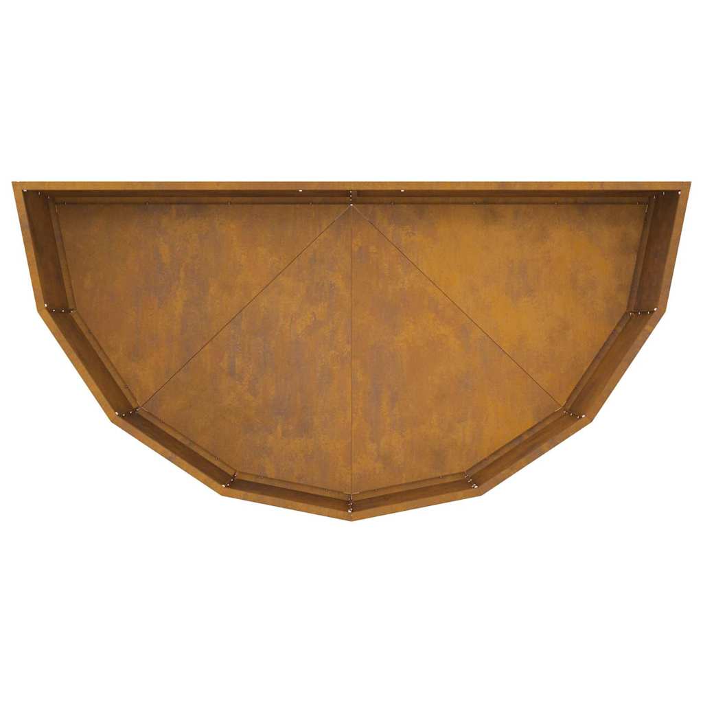 Planter Rusty 120 x 60 x 35 cm Weathering Steel