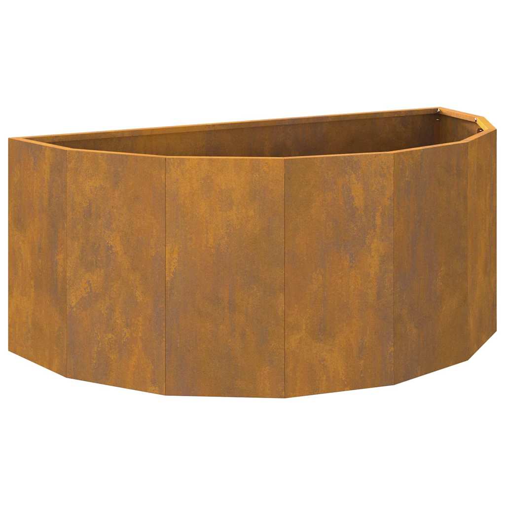 Planter Rusty 90 x 45 x 35 cm Weathering Steel