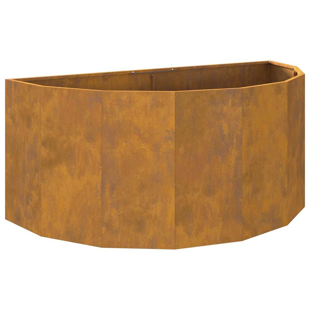 Planter Rusty 120 x 60 x 50 cm Weathering Steel