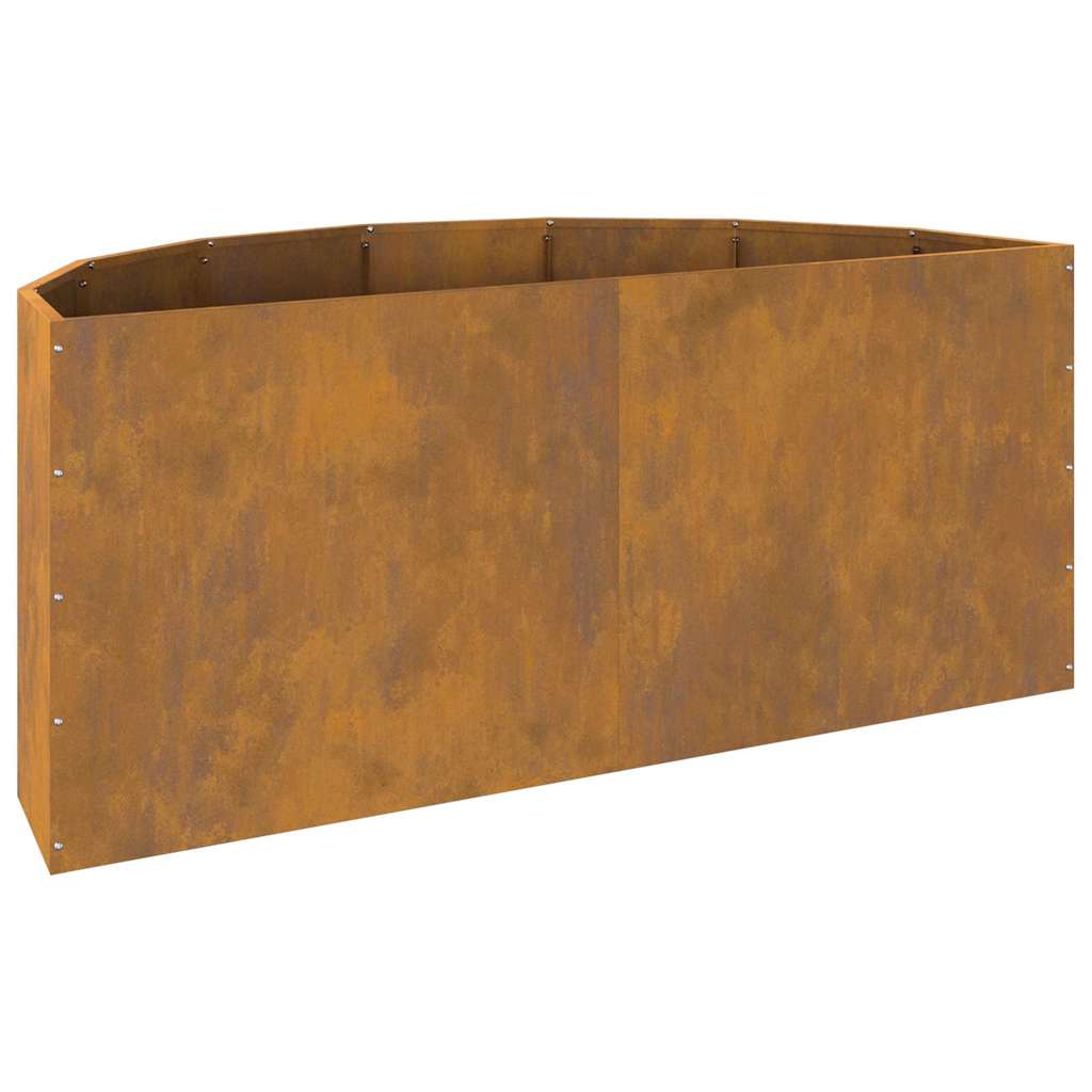 Planter Rusty 120 x 60 x 50 cm Weathering Steel