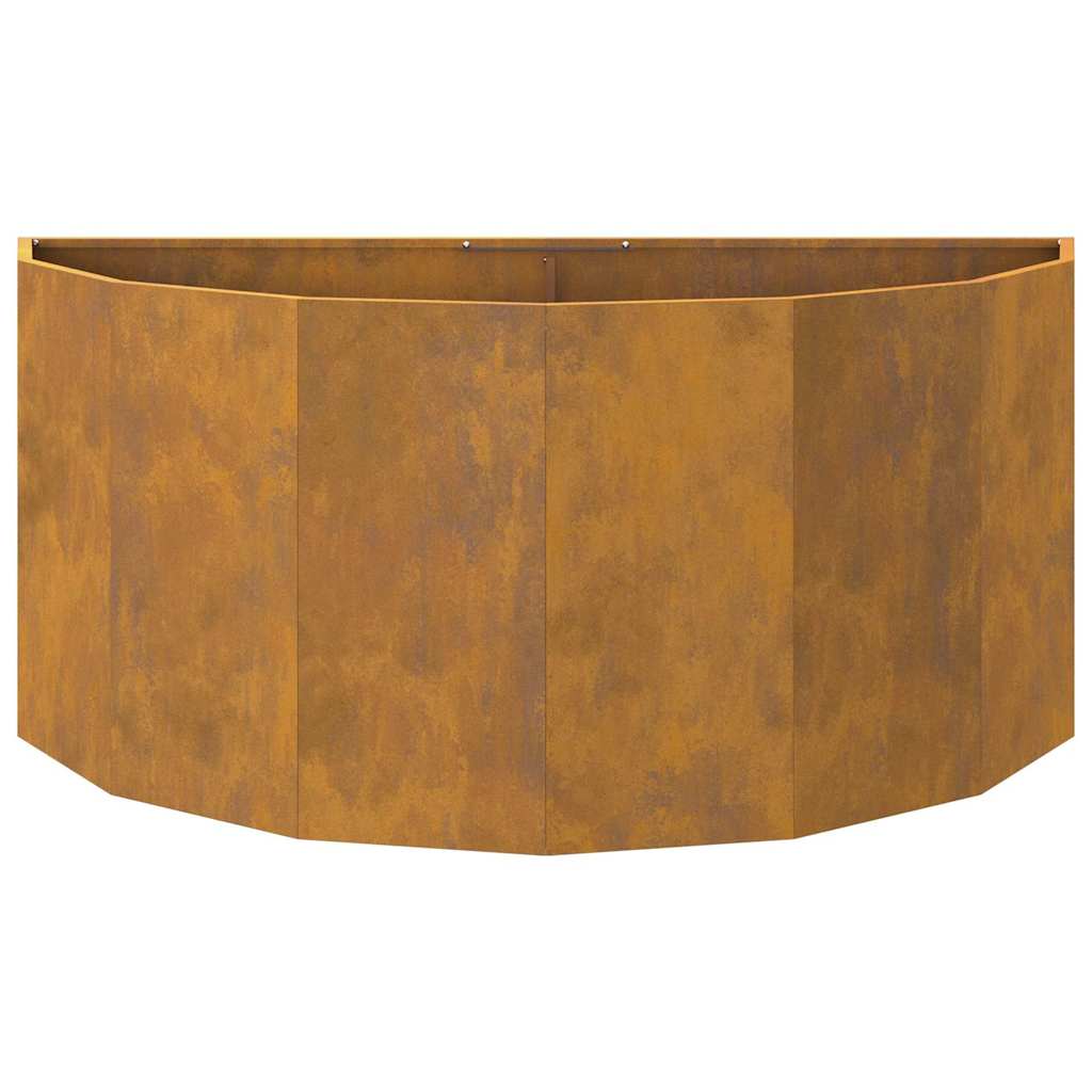 Planter Rusty 120 x 60 x 50 cm Weathering Steel