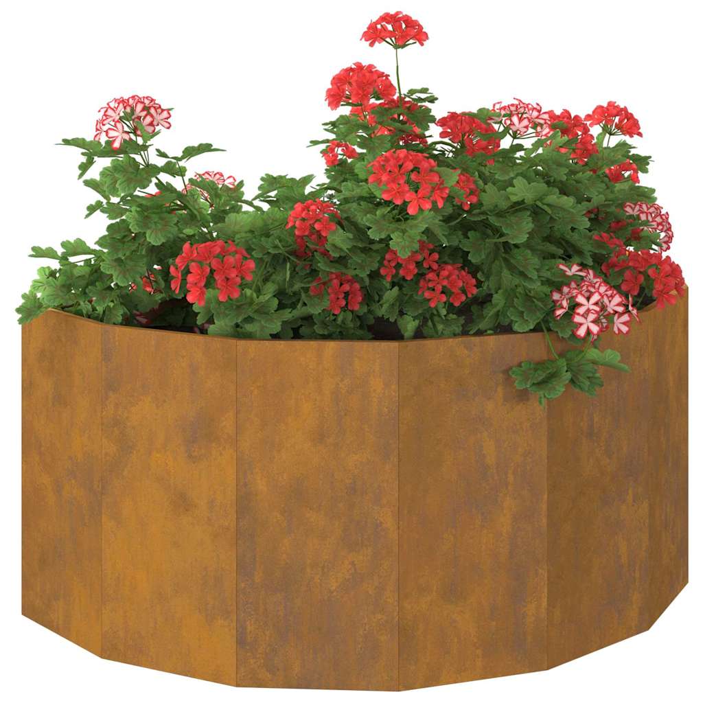 Planter Rusty 120 x 60 x 50 cm Weathering Steel
