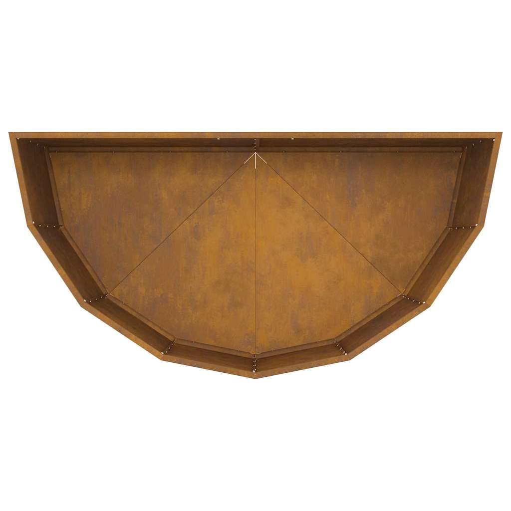 Planter Rusty 120 x 60 x 50 cm Weathering Steel
