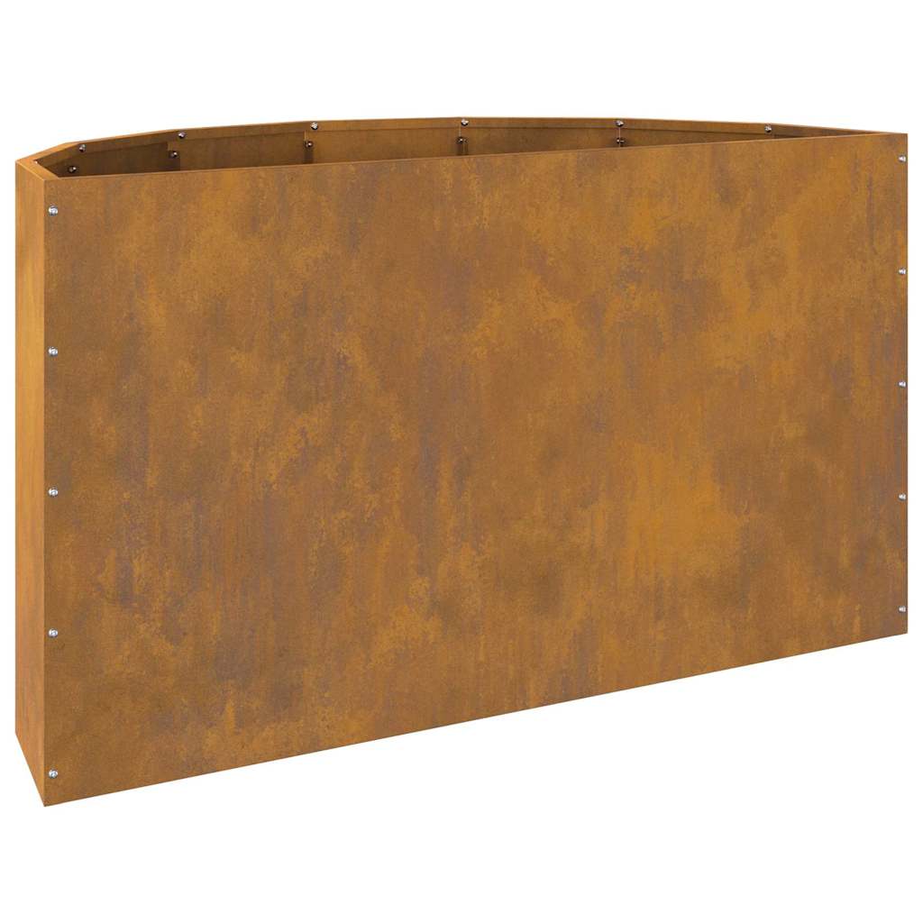 Planter Rusty 90 x 45 x 50 cm Weathering Steel