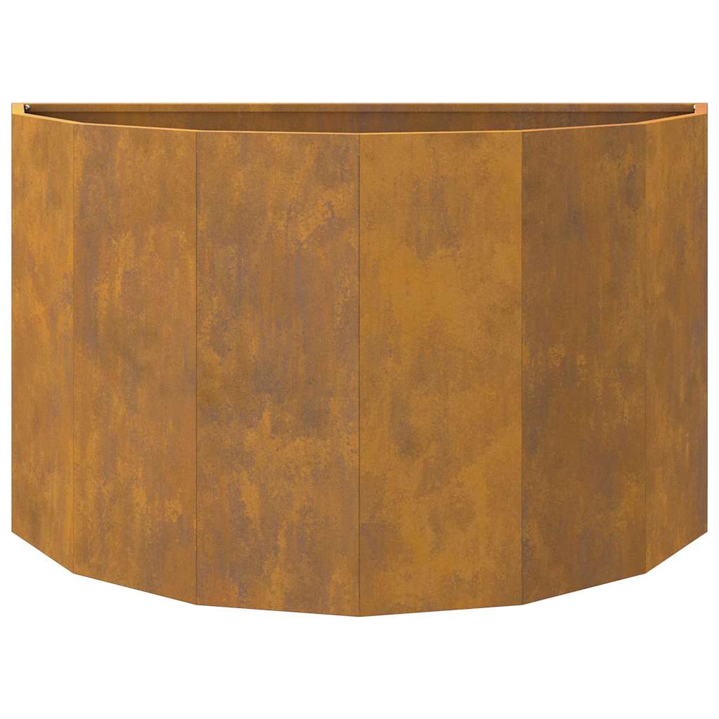 Planter Rusty 90 x 45 x 50 cm Weathering Steel