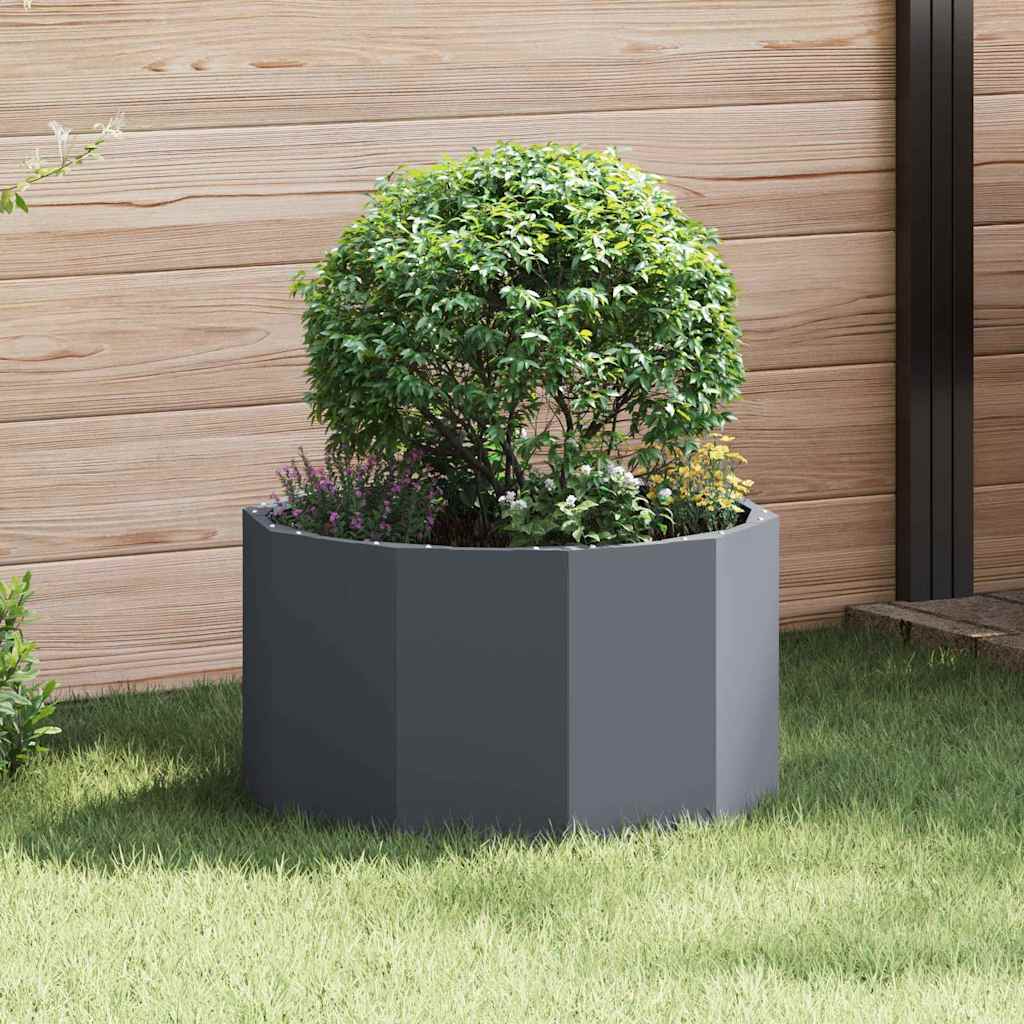 Planter Anthracite 60 x 60 x 35 cm Steel