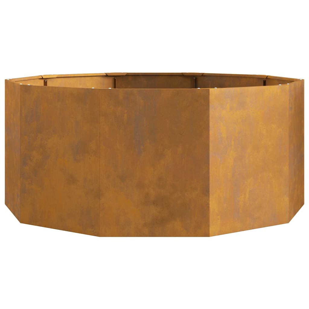 Planter Rusty 120 x 120 x 50 cm Weathering Steel