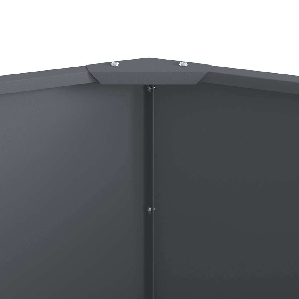 Planter Anthracite 60 x 60 x 50 cm Steel