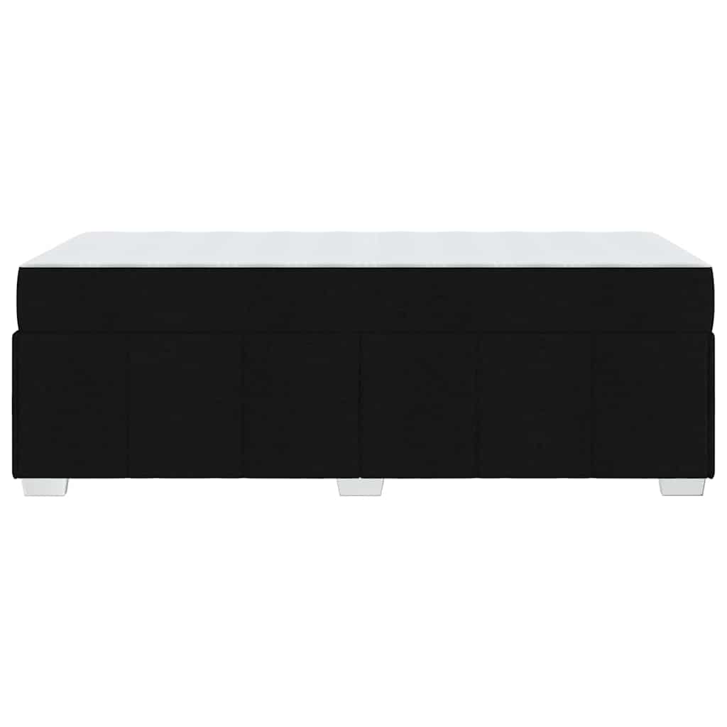 Bed Frame with Mattress Black 90 x 190 cm Fabric