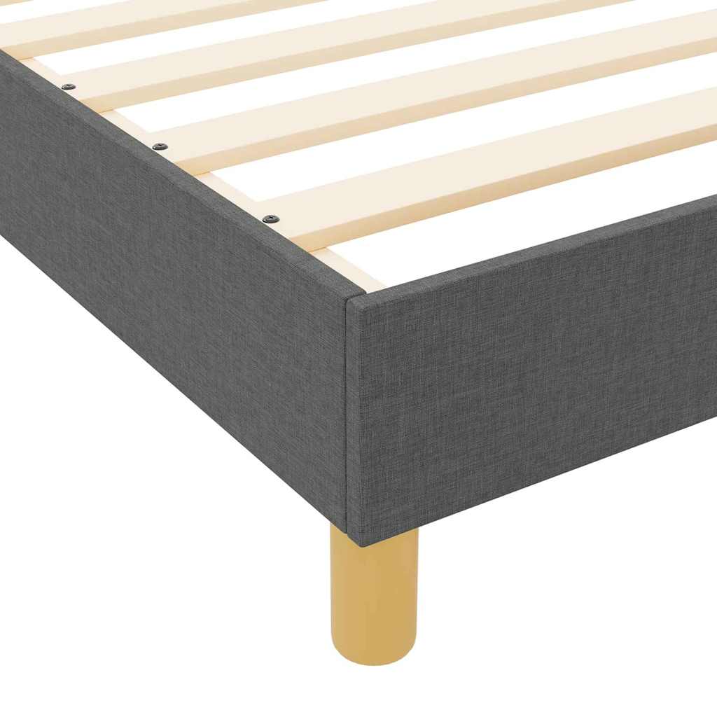 Bed Frame Grey 150 x 200 cm Fabric
