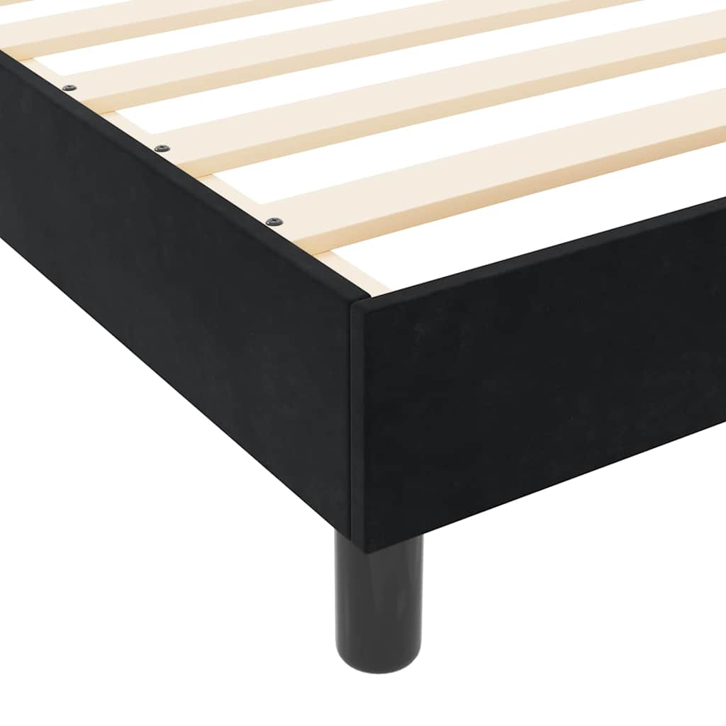 Bed Frame Black 150 x 200 cm Velvet